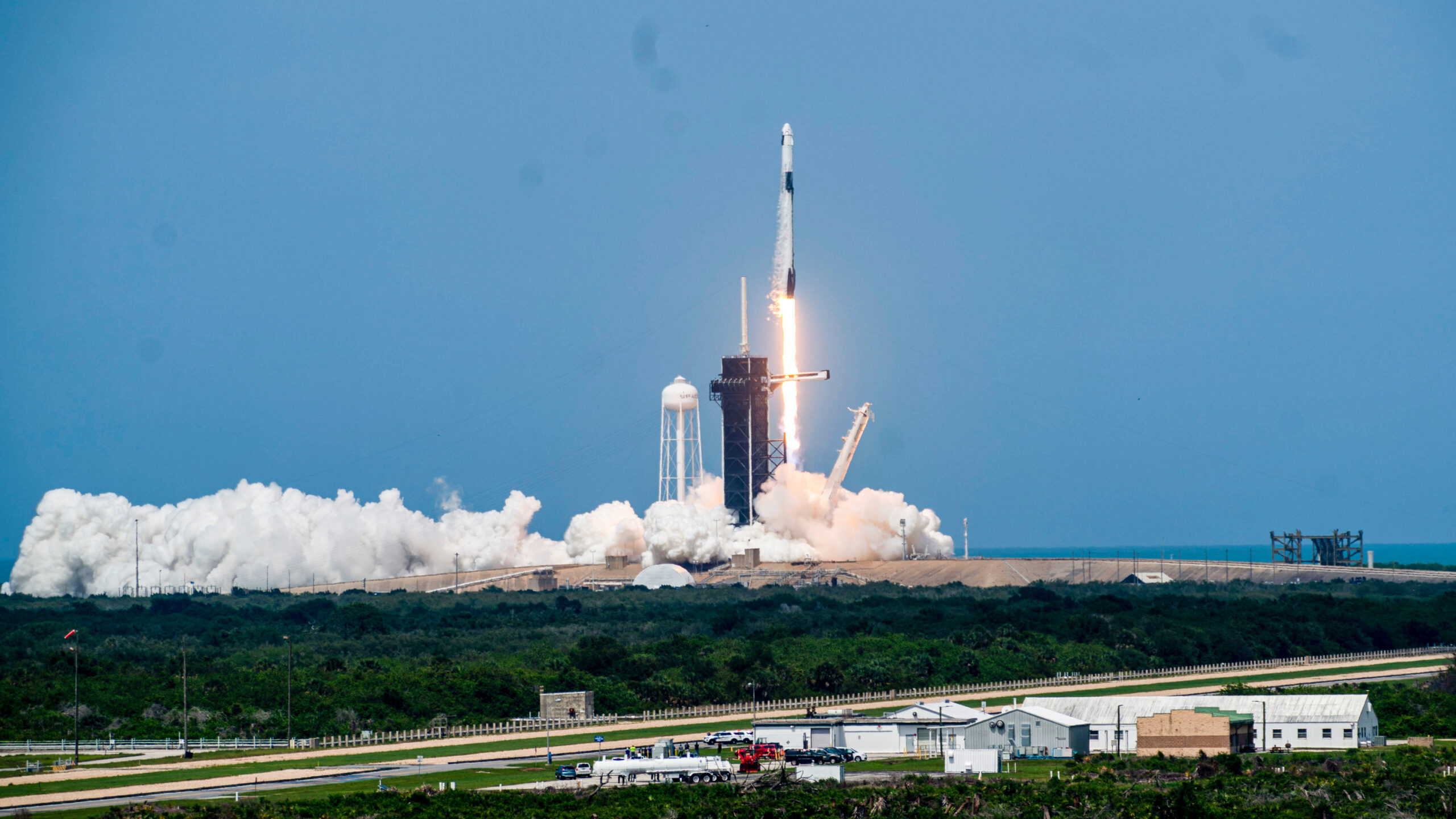 SpaceX First Human Launch To Space With NASA Astronauts