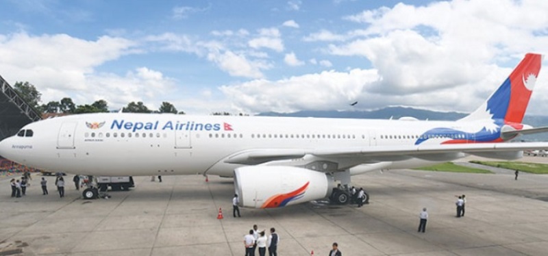 नेपाल एयरलाइन्सको आम्दानी गत तीन वर्षमा दोब्बरले वृद्धि