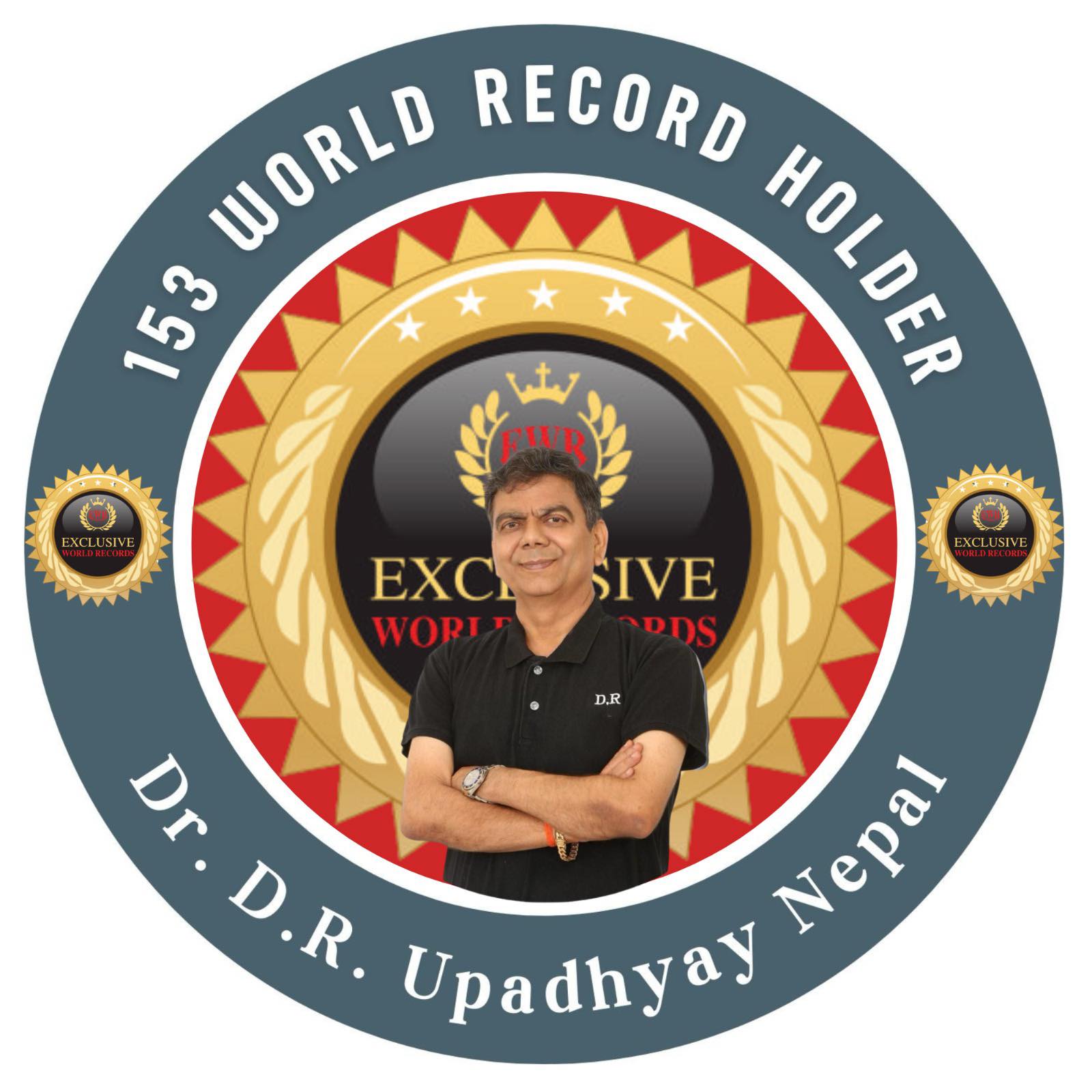 A wonderful Nepali personality Dr. Upadhyay who has 153 world records